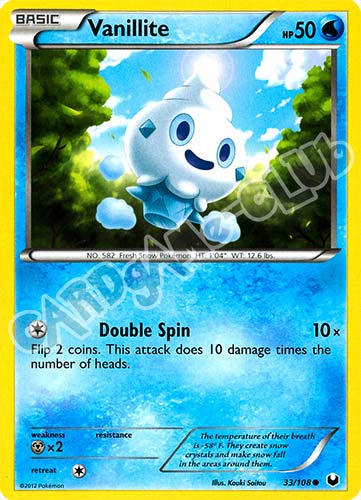 033 / 108 Vanillite comune (EN) -NEAR MINT-