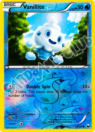 033 / 108 Vanillite comune foil reverse (EN) -NEAR MINT-