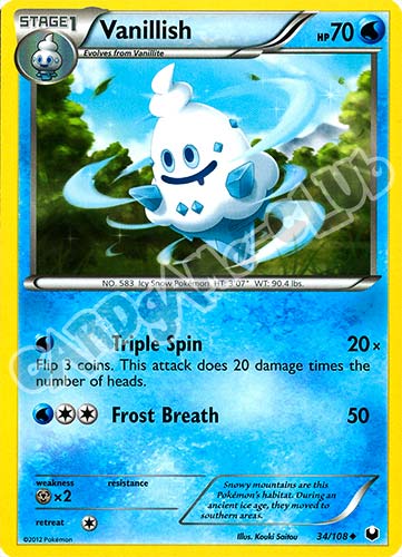 034 / 108 Vanillish non comune (EN) -NEAR MINT-