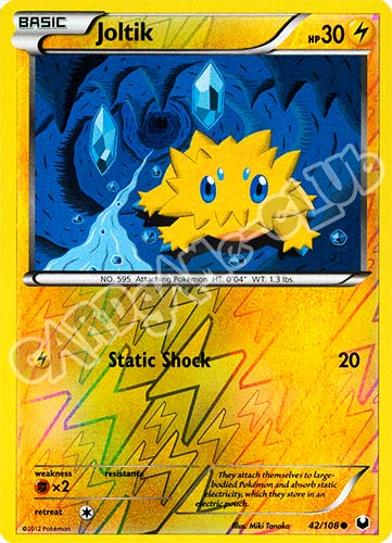 042 / 108 Joltik comune foil reverse (EN) -NEAR MINT-
