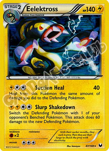 047 / 108 Eelektross rara foil (EN) -NEAR MINT-