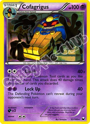 052 / 108 Cofagrigus rara (EN) -NEAR MINT-