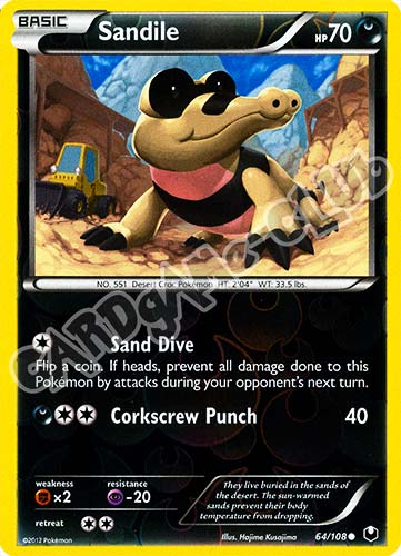 064 / 108 Sandile comune foil reverse (EN) -NEAR MINT-