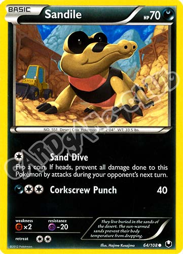 064 / 108 Sandile comune (EN) -NEAR MINT-