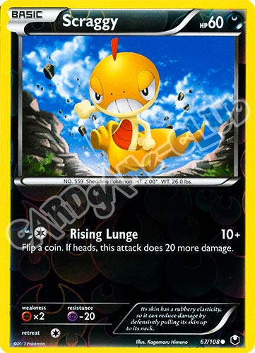 067 / 108 Scraggy comune foil reverse (EN) -NEAR MINT-