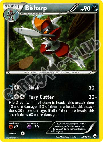 072 / 108 Bisharp rara (EN) -NEAR MINT-