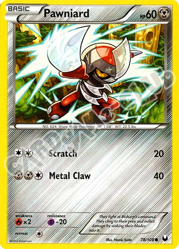 078 / 108 Pawniard comune (EN) -NEAR MINT-