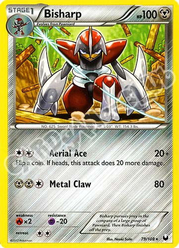 079 / 108 Bisharp rara (EN) -NEAR MINT-