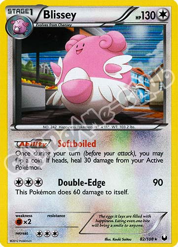 082 / 108 Blissey rara foil (EN) -NEAR MINT-