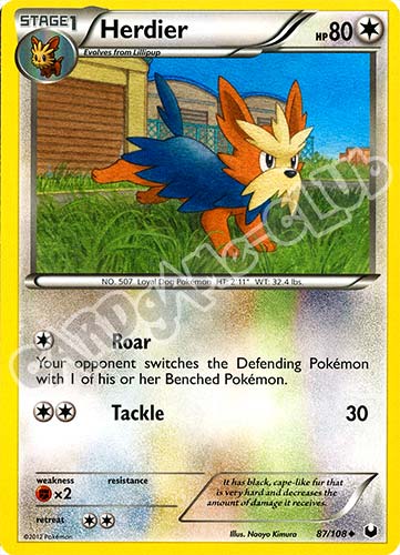 087 / 108 Herdier non comune (EN) -NEAR MINT-