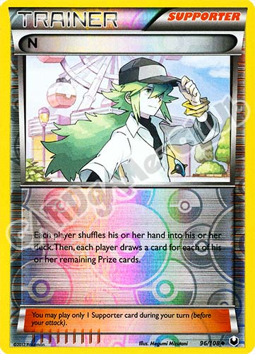 096 / 108 N non comune foil reverse (EN) -NEAR MINT-