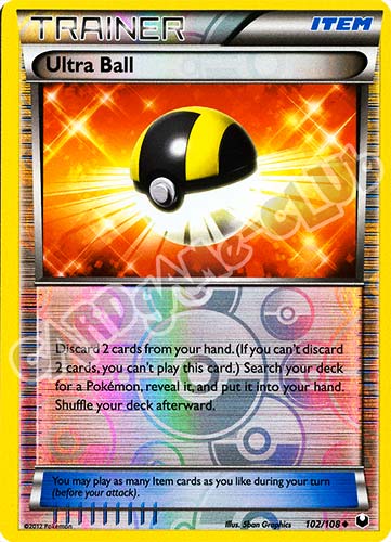 102 / 108 Ultra Ball non comune foil reverse (EN) -NEAR MINT-