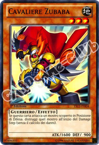 YS12-IT004 Cavaliere Zubaba comune 1a Edizione (IT) -NEAR MINT-