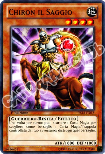 YS12-IT013 Chiron il Saggio comune 1a Edizione (IT) -NEAR MINT-