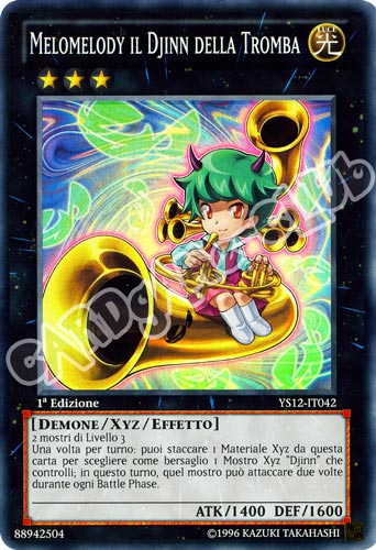 YS12-IT042 Melomelody il Djinn della Tromba super rara 1a Edizione (IT) -NEAR MINT-