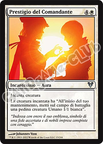 013 / 244 Prestigio del Comandante non comune (IT) -NEAR MINT-