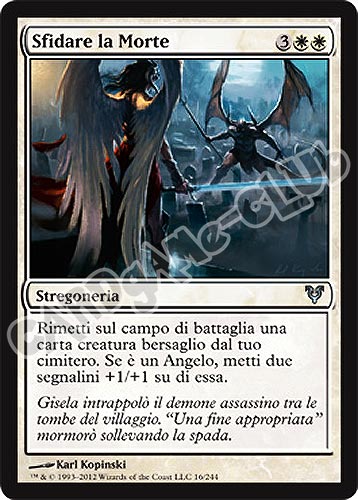 016 / 244 Sfidare la Morte non comune (IT) -NEAR MINT-