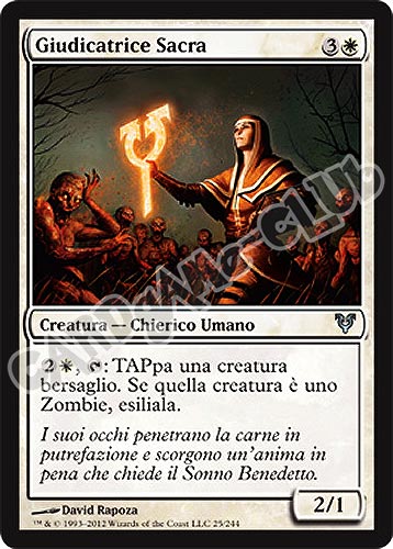 025 / 244 Giudicatrice Sacra non comune (IT) -NEAR MINT-