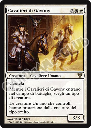 033 / 244 Cavalieri di Gavony rara (IT) -NEAR MINT-
