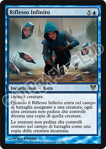 061 / 244 Riflesso Infinito rara (IT) -NEAR MINT-