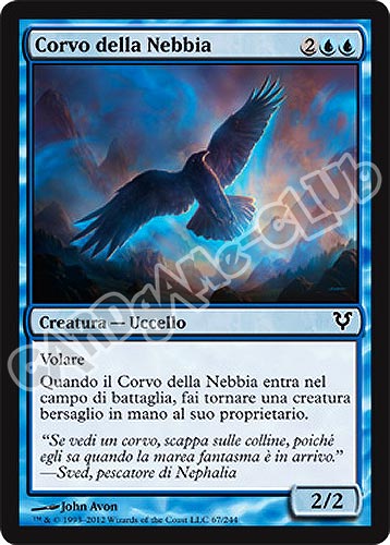 067 / 244 Corvo nella Nebbia comune (IT) -NEAR MINT-