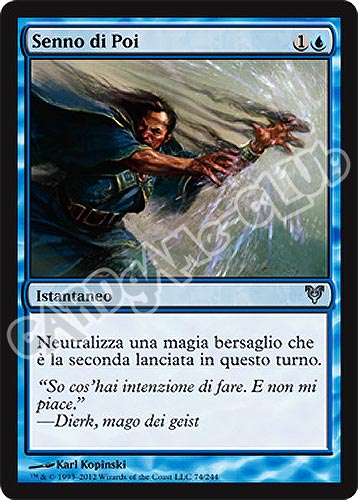 074 / 244 Senno di Poi non comune (IT) -NEAR MINT-