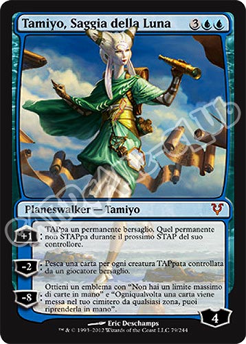 079 / 244 Tamiyo, Saggia della Luna rara mitica (IT) -NEAR MINT-