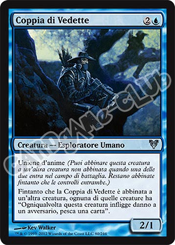 080 / 244 Coppia di Vedette non comune (IT) -NEAR MINT-