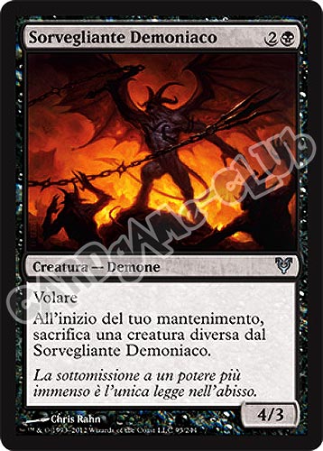 095 / 244 Sorvegliante Demoniaco non comune (IT) -NEAR MINT-