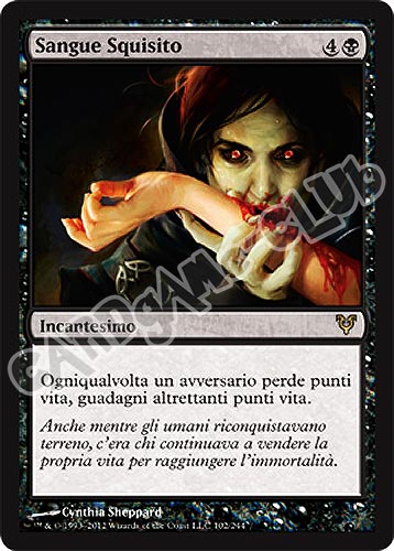 102 / 244 Sangue Squisito rara (IT) -NEAR MINT-