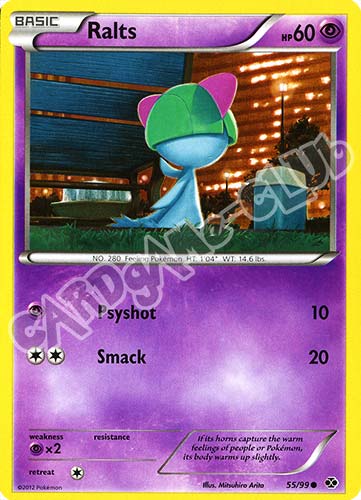 055 / 099 Ralts comune (EN) -NEAR MINT-
