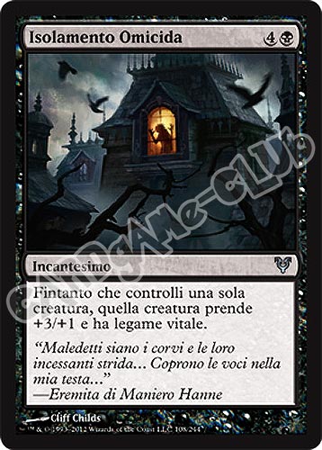 108 / 244 Isolamento Omicida non comune (IT) -NEAR MINT-