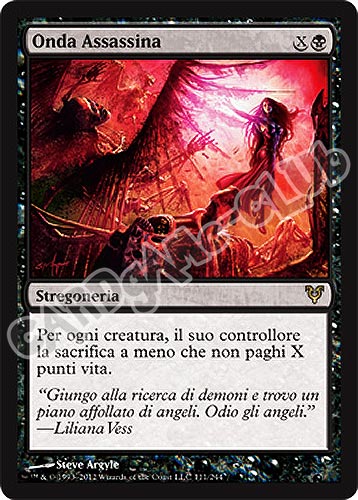 111 / 244 Onda Assassina rara (IT) -NEAR MINT-
