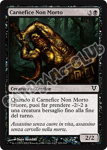 123 / 244 Carnefice Non Morto comune (IT) -NEAR MINT-
