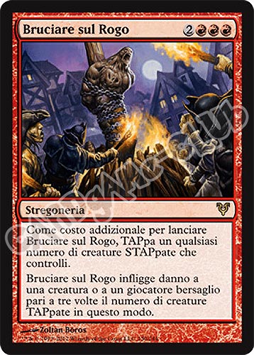 130 / 244 Bruciare sul Rogo rara (IT) -NEAR MINT-