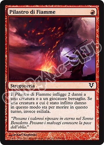 149 / 244 Pilastro di Fiamme comune (IT) -NEAR MINT-