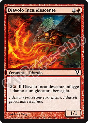 155 / 244 Diavolo Incandescente comune (IT) -NEAR MINT-