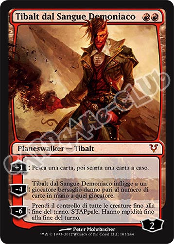 161 / 244 Tibalt dal Sangue Demoniaco rara mitica (IT) -NEAR MINT-