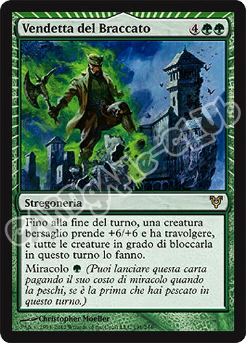 191 / 244 Vendetta del Braccato rara (IT) -NEAR MINT-