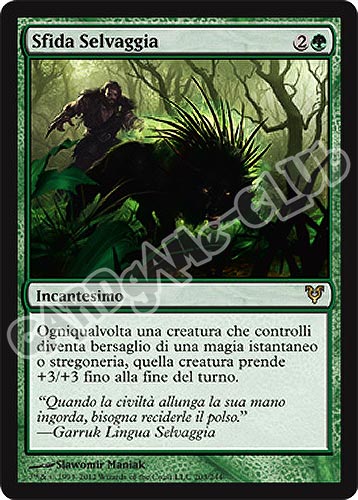 203 / 244 Sfida Selvaggia rara (IT) -NEAR MINT-