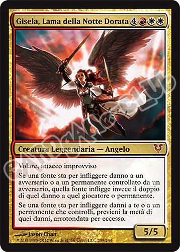 209 / 244 Gisela, Lama della Notte Dorata rara mitica (IT) -NEAR MINT-