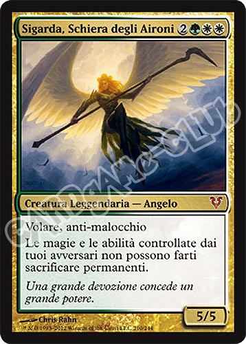 210 / 244 Sigarda, Schiera degli Aironi rara mitica (IT) -NEAR MINT-