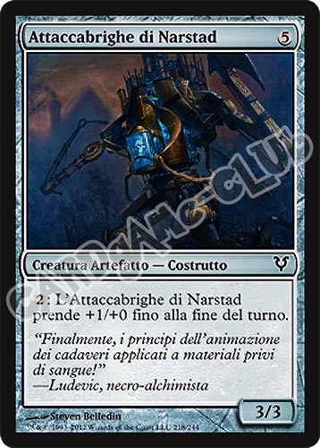 218 / 244 Attaccabrighe di Narstad comune (IT) -NEAR MINT-