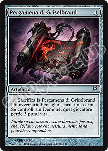 221 / 244 Pergamena di Griselbrand comune (IT) -NEAR MINT-