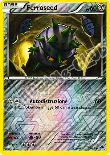 077 / 099 Ferroseed comune foil reverse (IT) -GOOD-