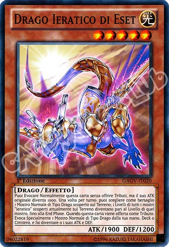 GAOV-IT020 Drago Ieratico di Eset comune 1a Edizione (IT) -NEAR MINT-