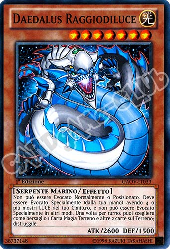 GAOV-IT033 Daedalus Raggiodiluce comune 1a Edizione (IT) -NEAR MINT-