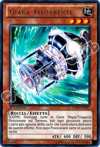 GAOV-IT037 Giara Assorbente rara 1a Edizione (IT) -NEAR MINT-