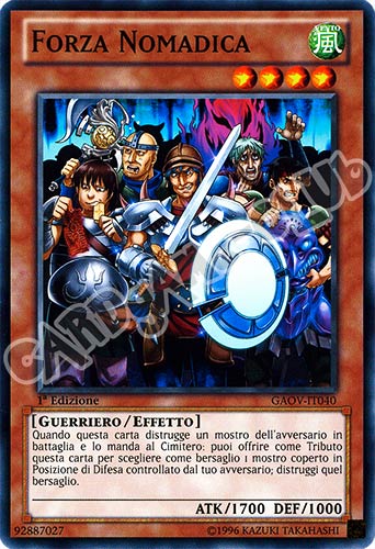 GAOV-IT040 Forza Nomadica comune 1a Edizione (IT) -NEAR MINT-