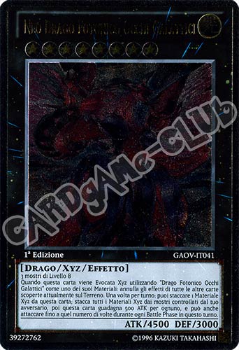 GAOV-IT041 Neo Drago Fotonico Occhi Galattici rara ultimate 1a Edizione (IT) -NEAR MINT-